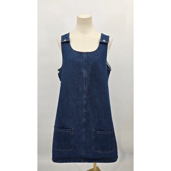 Amazon Denim Overall Jumper Dress - Picture 1 of 6